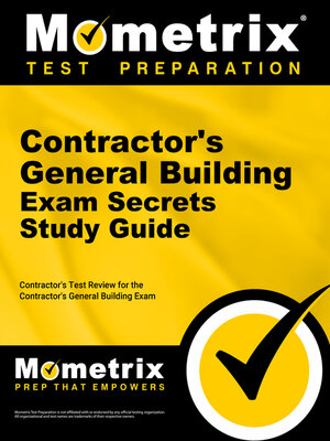 cover image of Contractor's General Building Exam Secrets Study Guide